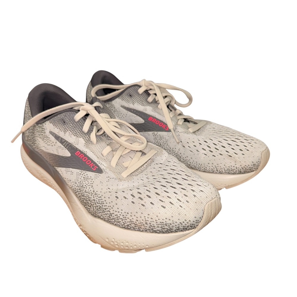 Brooks Ghost 16 Running Shoes Womens 9 Pre-Owned Sneakers Grey Pink DNA LOFT v3